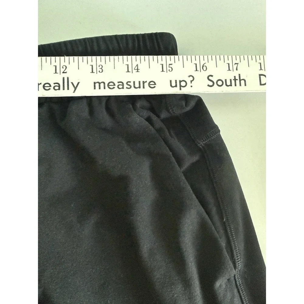 Lululemon Men's Black Soft Jersey Elastic Waist Drawstring 5
